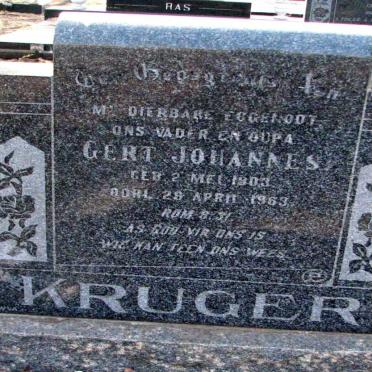 KRUGER Gert Johannes 1903-1963