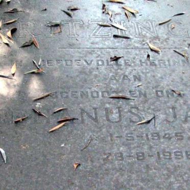 KRITZINGER Stephanus Jacobus 1945-1996