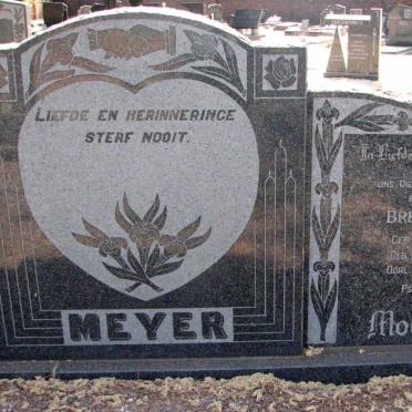 MEYER Brechtje nee COETZEE 1906-1970