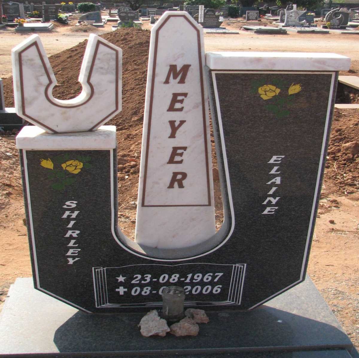 MEYER Shirley Elaine 1967-2006
