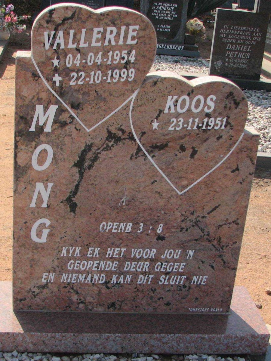 MONG Koos 1951- &amp; Vallerie 1954-1999