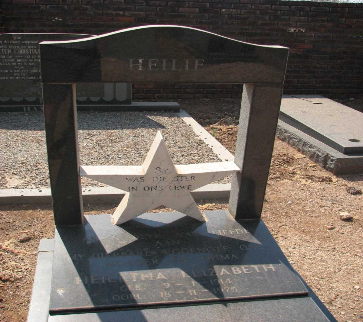 MERWE Heiletha Elizabeth, van der 1914-1975