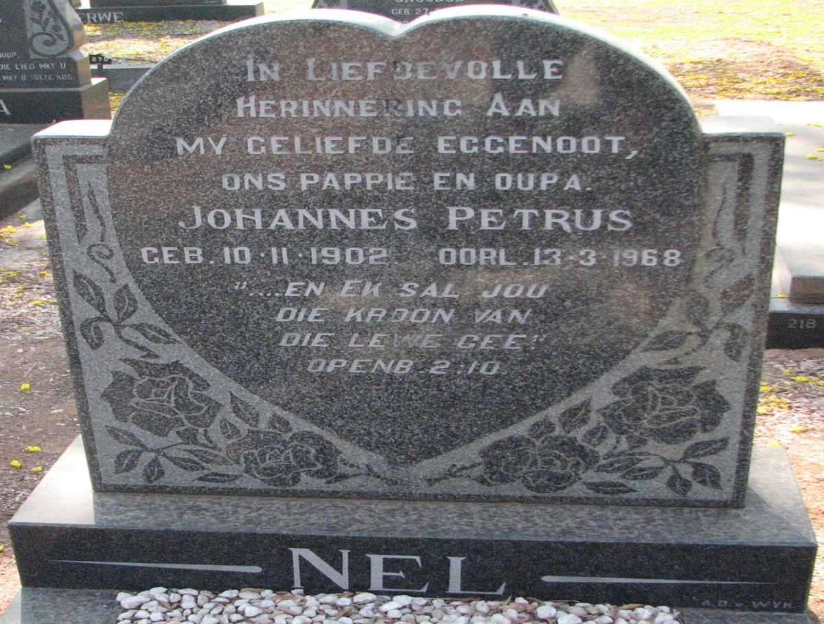 NEL Johannes Petrus 1902-1968