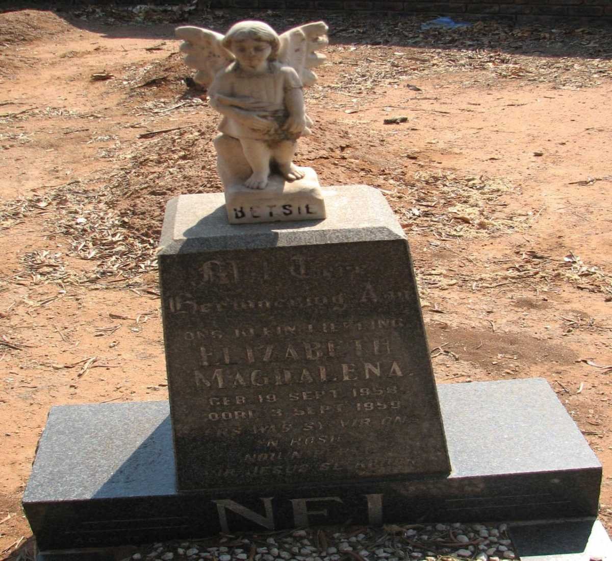 NEL Elizabeth Magdalena 1958-1959