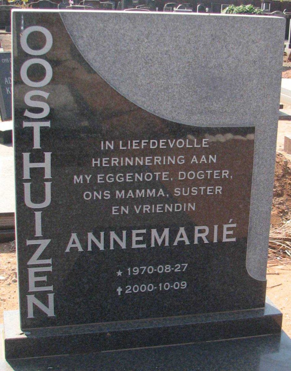 OOSTHUIZEN Annemarie 1970-2000