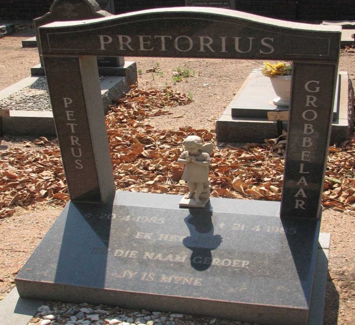 PRETORIUS Petrus Grobbelaar 1985-1985