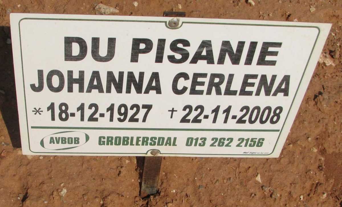 PISANIE Johanna Cerlena, du 1927-2008