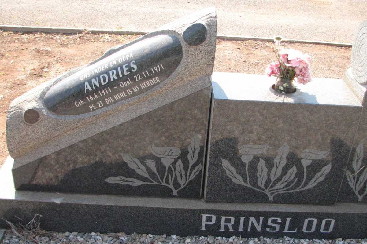 PRINSLOO Andries 1911-1971&amp; Levina 1916-2002