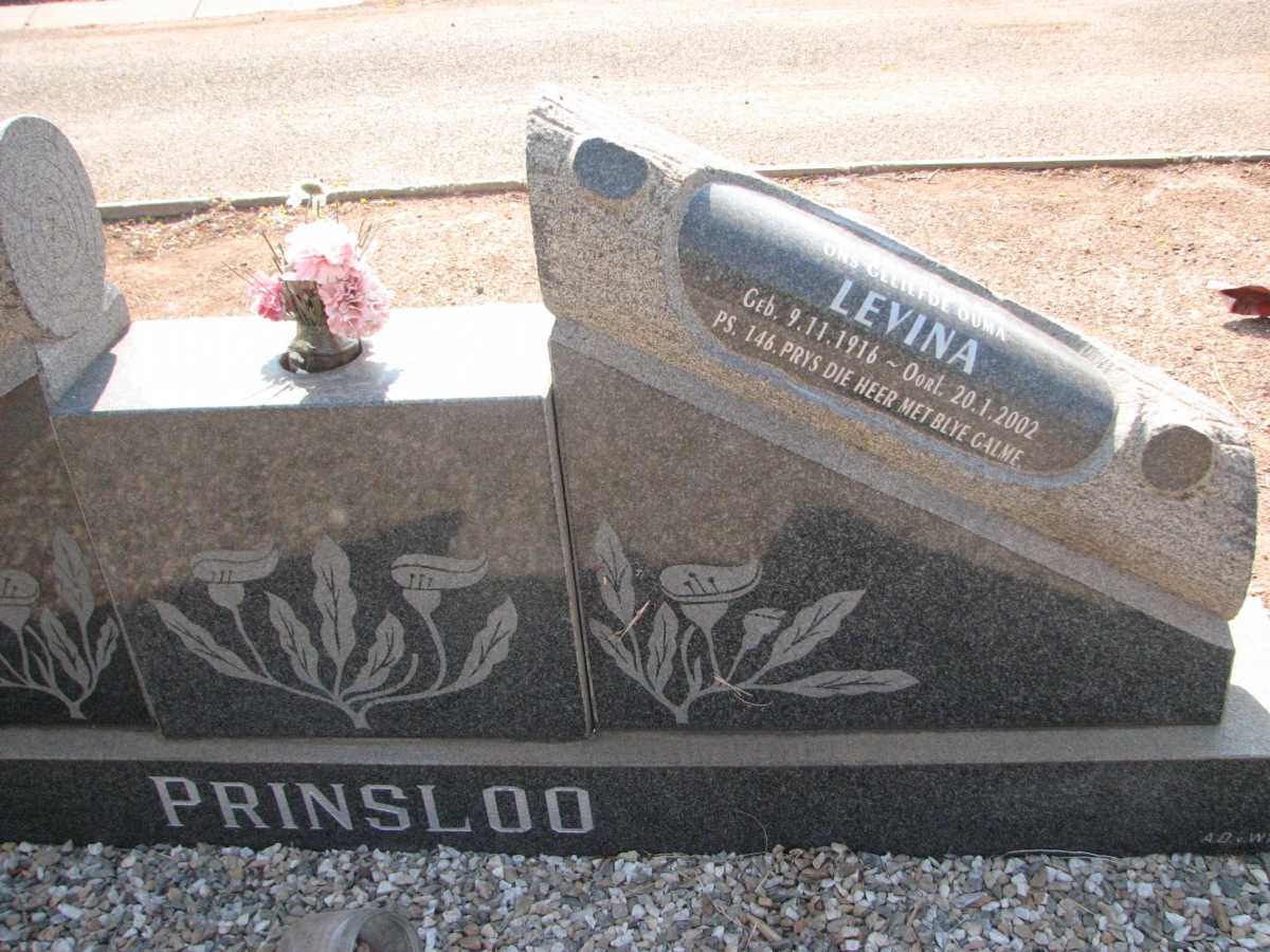 PRINSLOO Levina 1916-2002