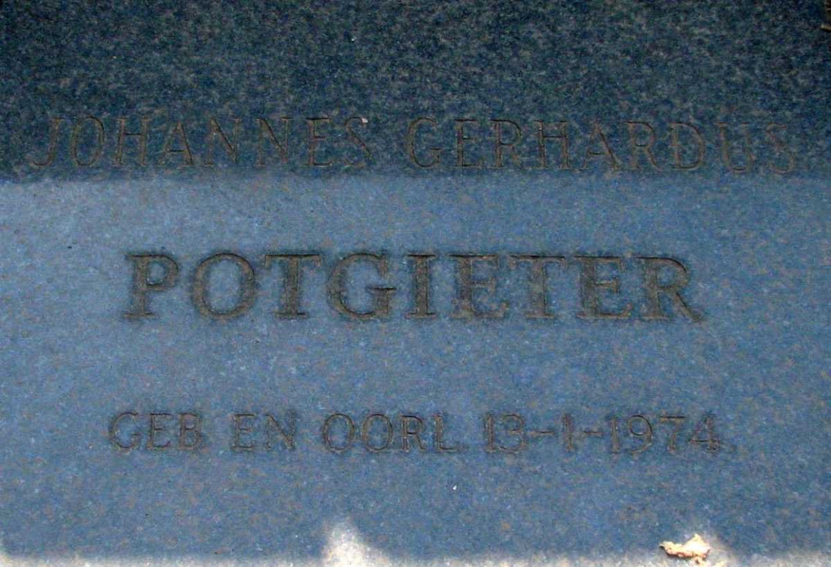 POTGIETER Johannes Gerhardus 1974-1974