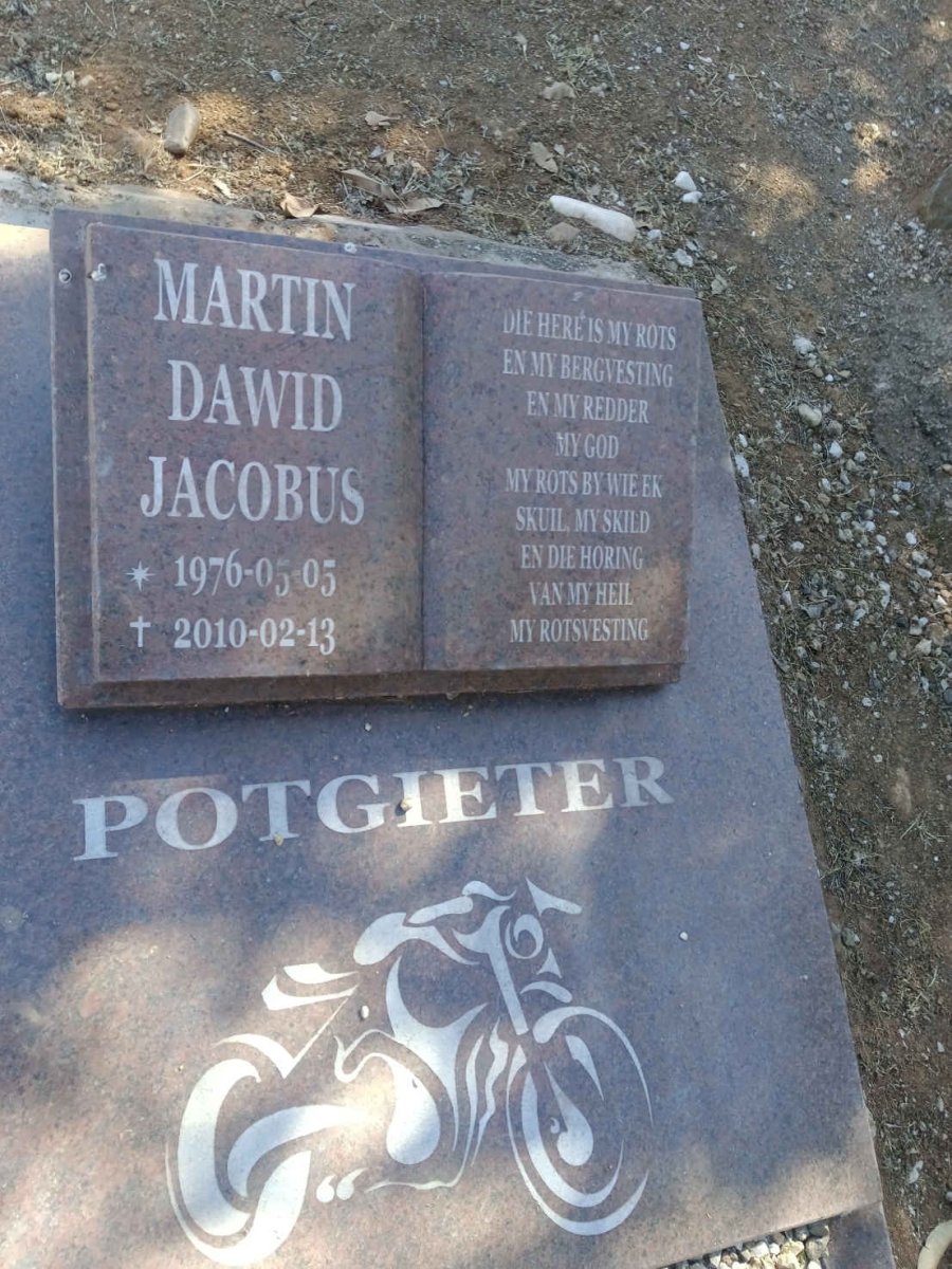 POTGIETER Martin Dawid Jacobus 1976-2010