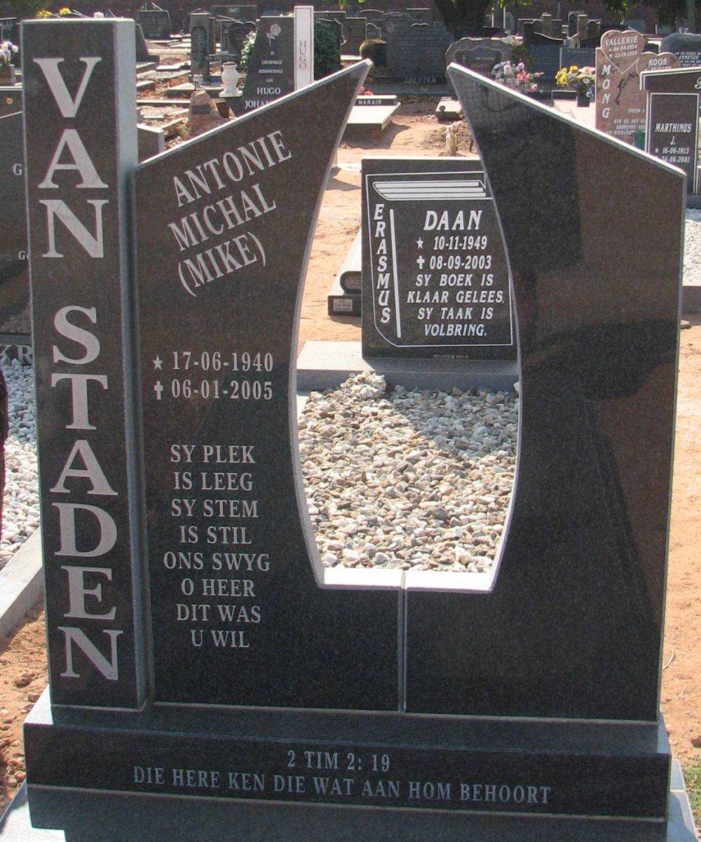 STADEN Antonie Michal, van 1940-2005