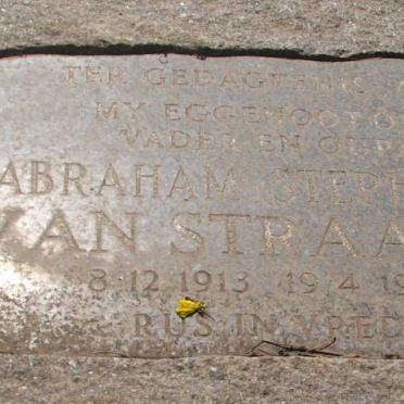 STRAATEN Abraham Stephanus, van 1913-1984