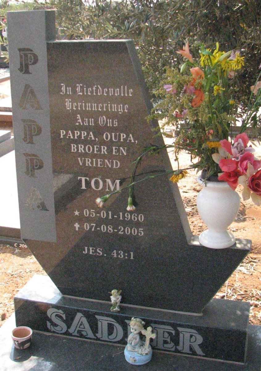 SADLER Tom 1960-2005
