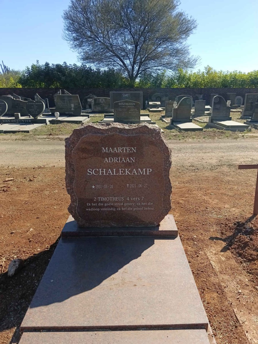 SCHALEKAMP Maarten Adriaan 1951-2021