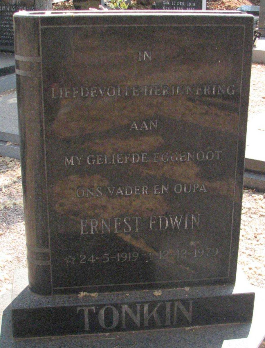 TONKIN Ernest Edwin 1919-1979