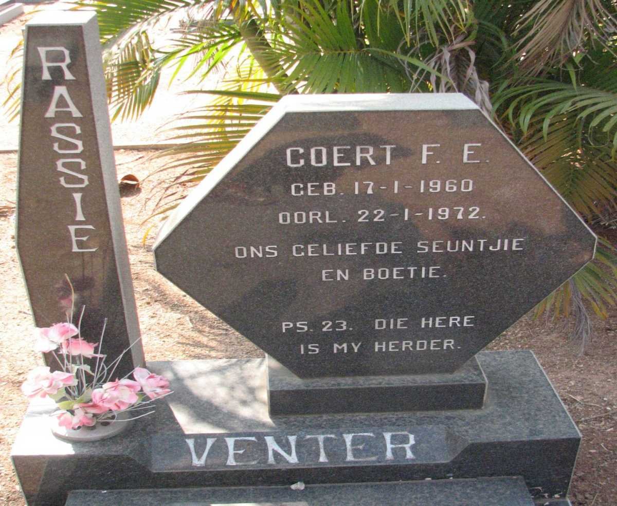 VENTER Coert F.E. 1960-1972
