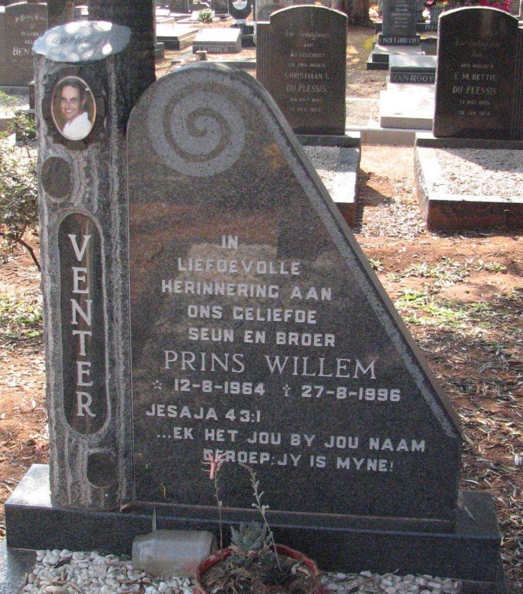 VENTER Prins Willem 1964-1996