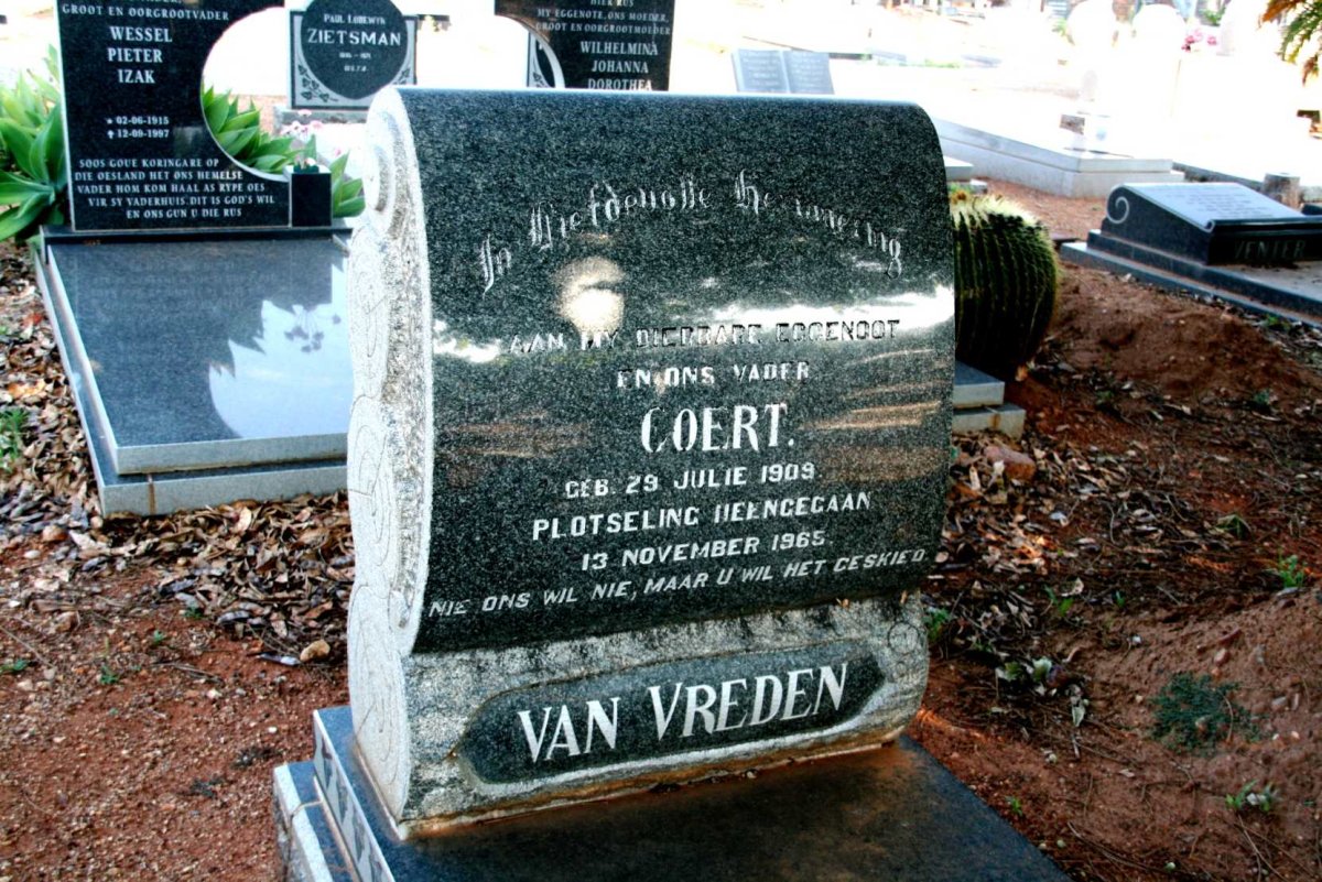 VREDEN Coert, van 1909-1965