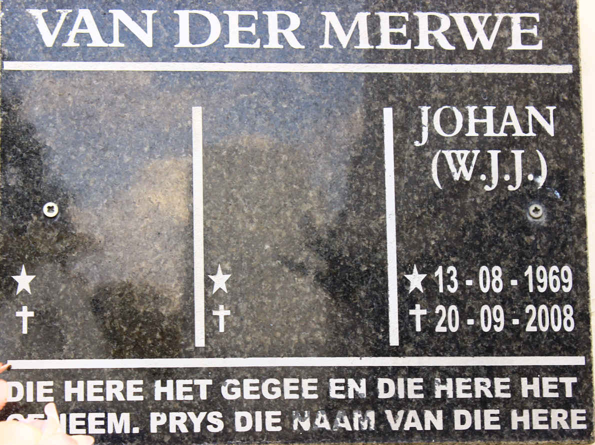 MERWE W.J.J., van der 1969-2008