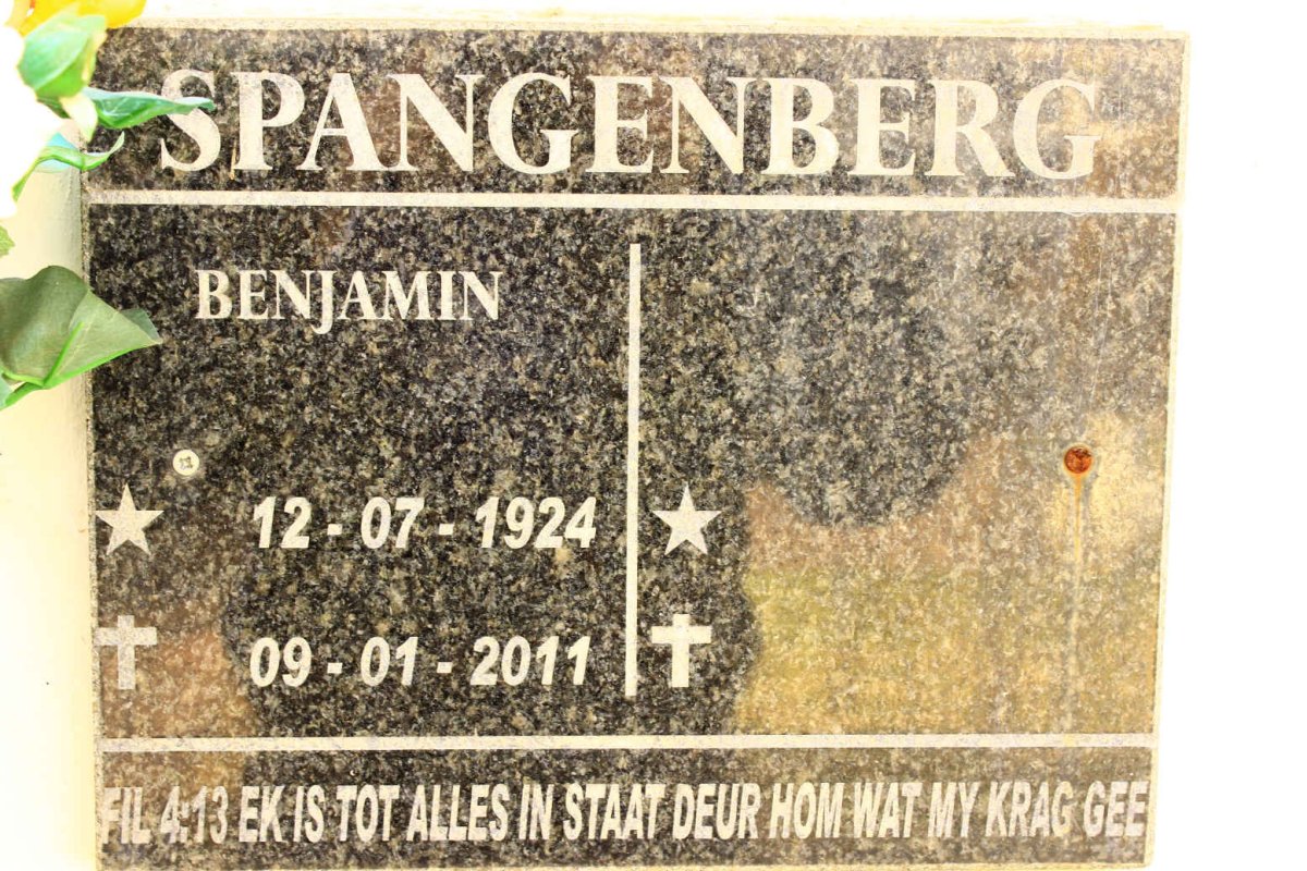 SPANGENBERG Benjamin 1924-2011