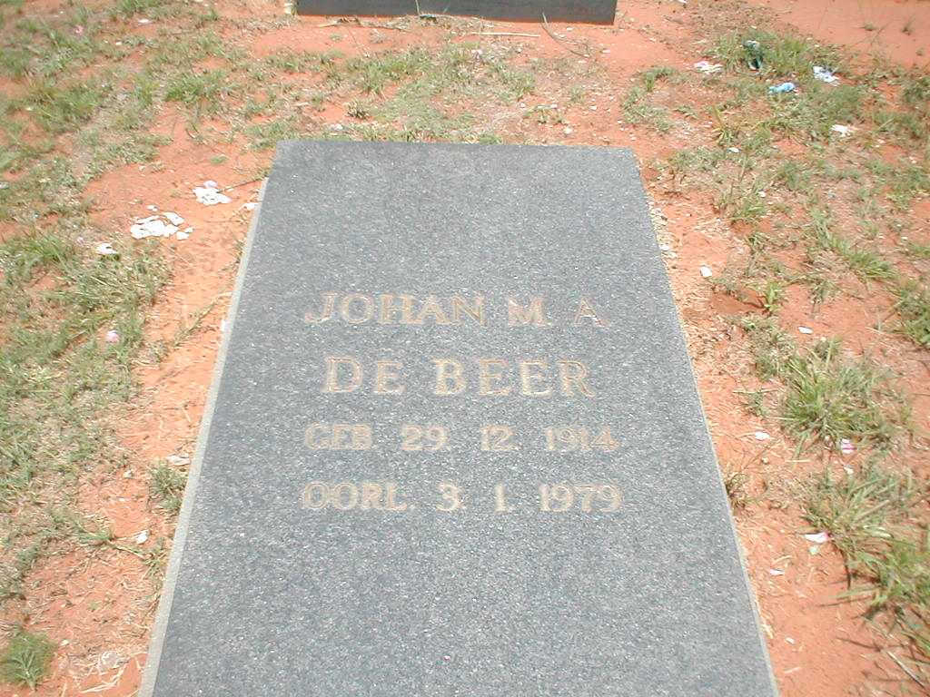BEER Johan M.A., de 1914- 1979
