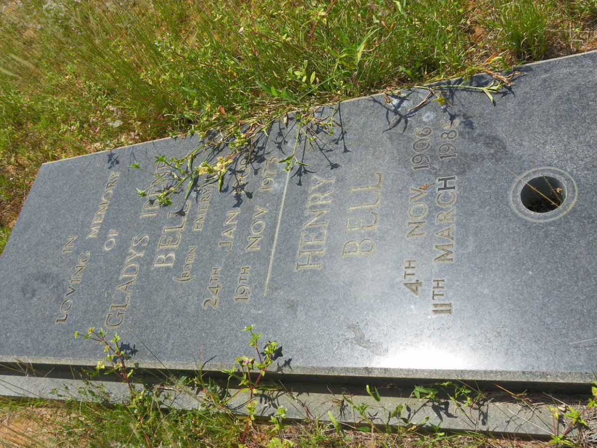 BELL Henry 1906-1986 &amp; Gladys Irene EMERY 1909-1973