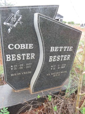 BESTER Cobie 1927-2011 & Bettie 1930-2019