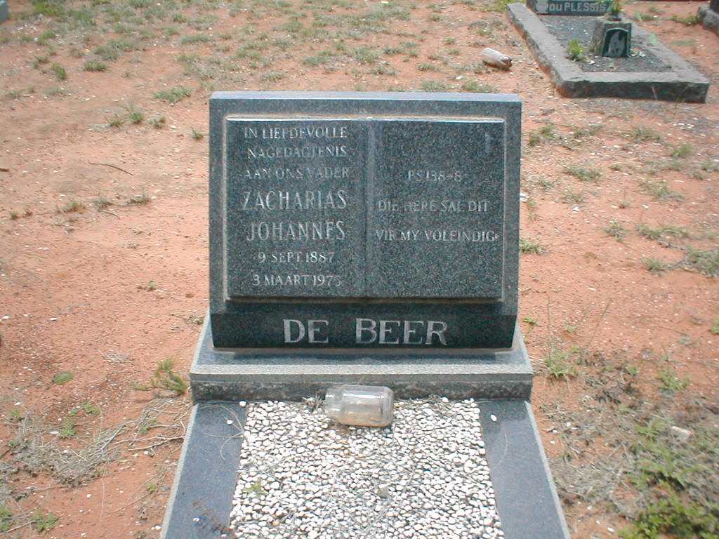 BEER Zacharias Johannes, de 1887-1973