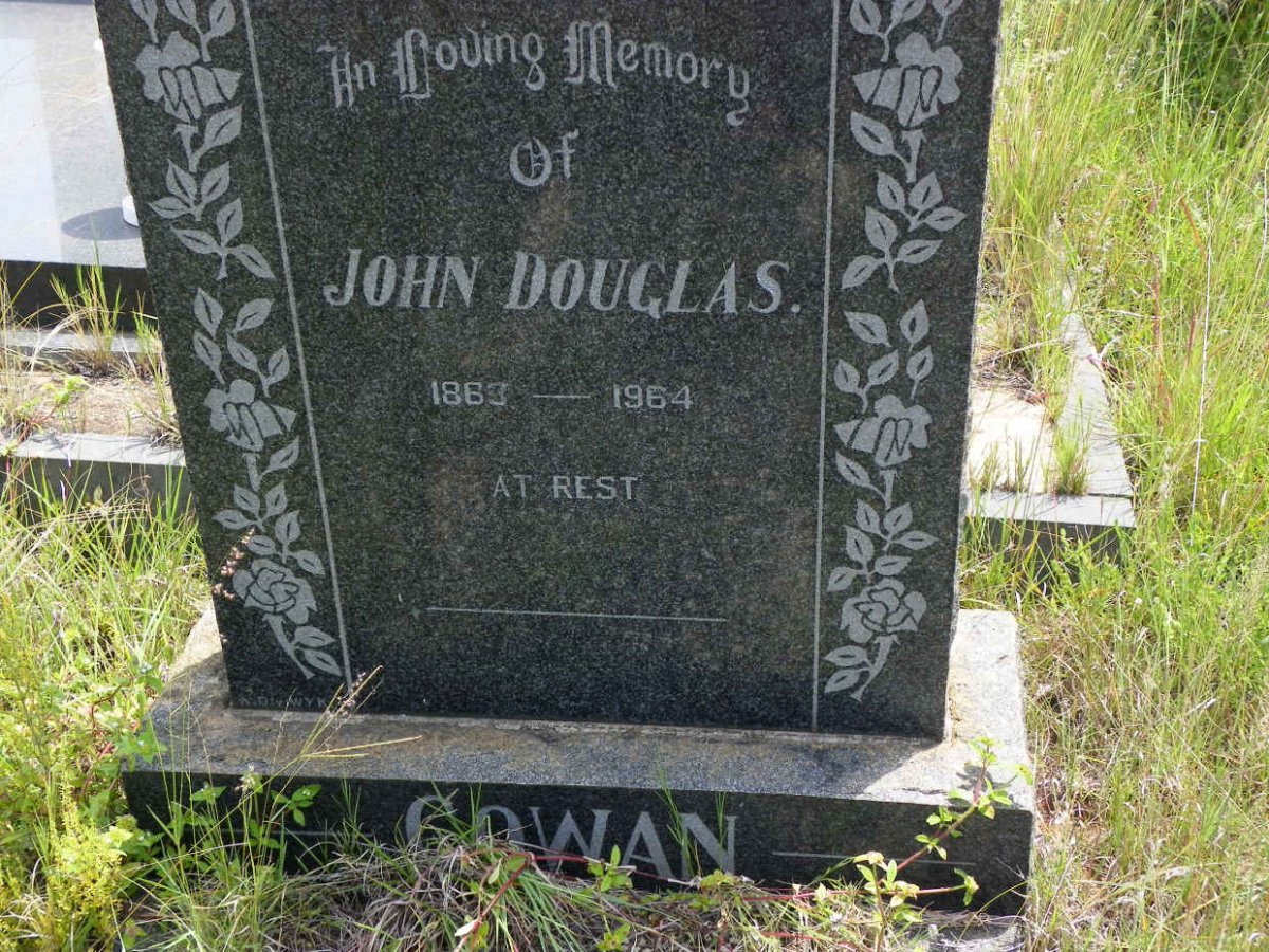 COWAN John Douglas 1863-1964