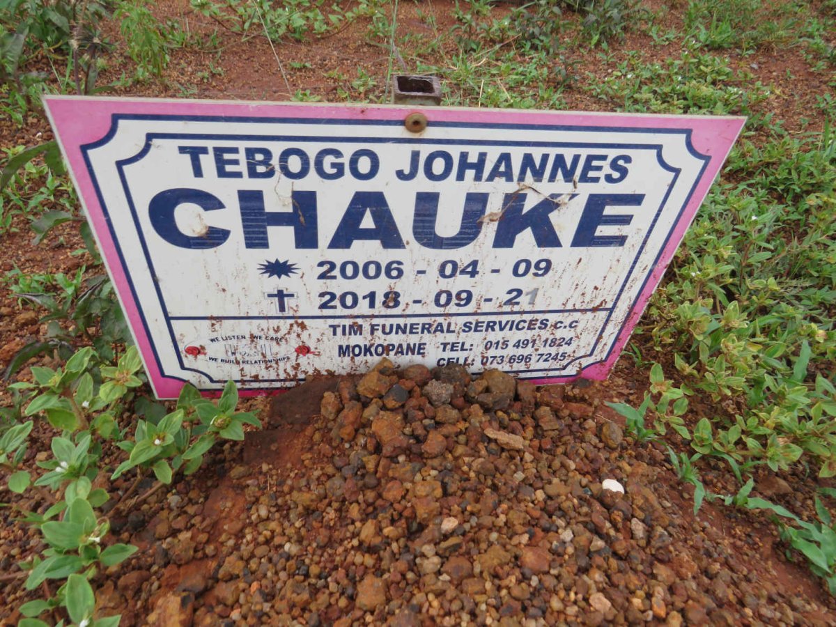 CHAUKE Tebogo Johannes 2006-2018