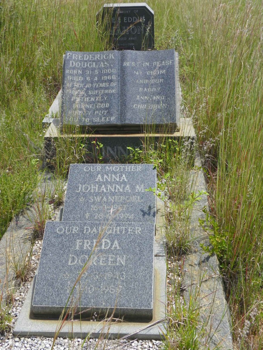 GUNNING Frederick Douglas 1900-1966 &amp; Anna Johanna M. SWANEPOEL 1907-1994 :: GUNNING Freda Doreen 1943-1989