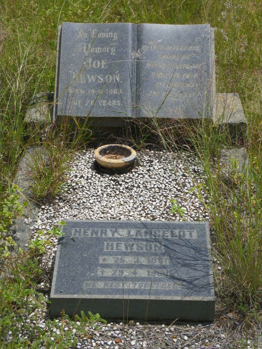 HEWSON Joe -1963 :: HEWSON Henry Lancelot 1891-1969