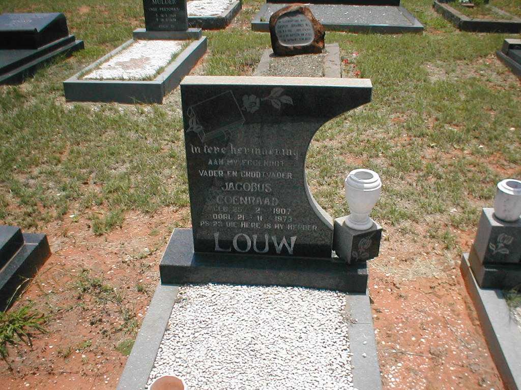 LOUW Jacobus Coenraad 1907-1973