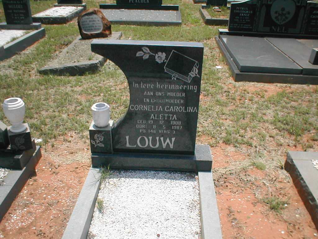 LOUW Cornelia Carolina Aletta 1908-1987