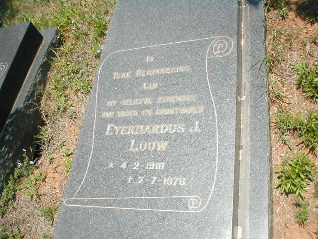LOUW Everhardus J. 1910-1978