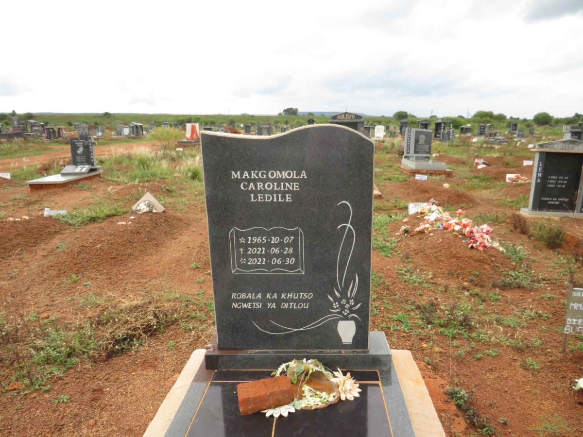 MAKGOMOLA Caroline Ledile 1965-2021