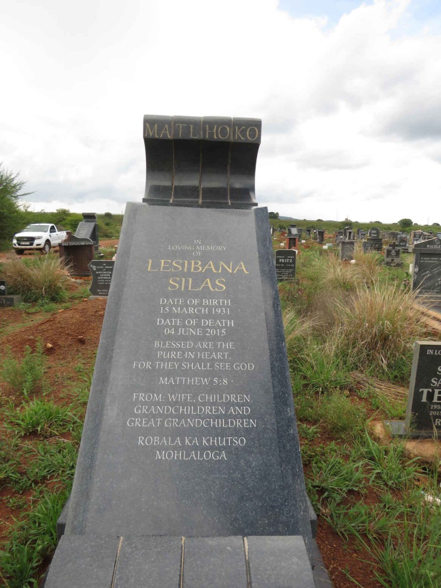 MATLHOKO Lesibana Silas 1931-2015
