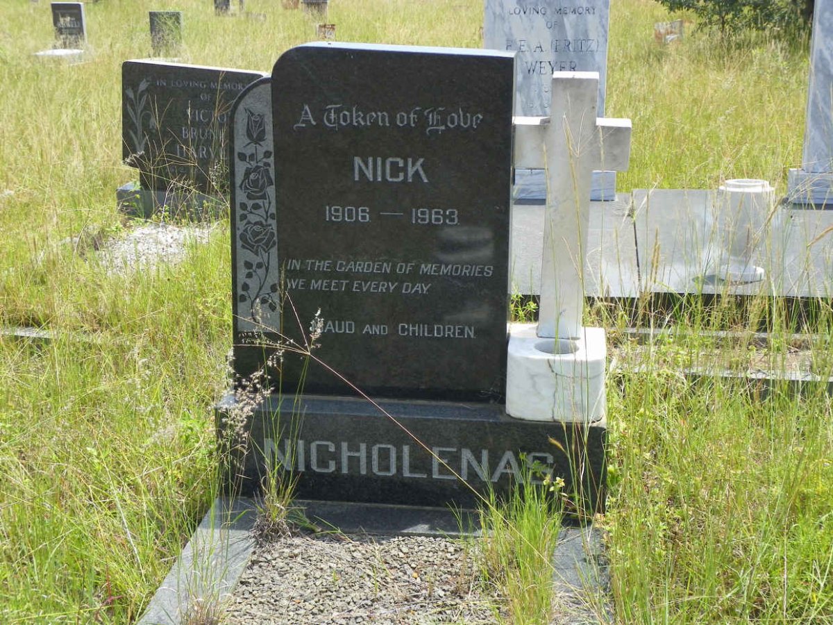 NICHOLENAS Nick 1906-1963