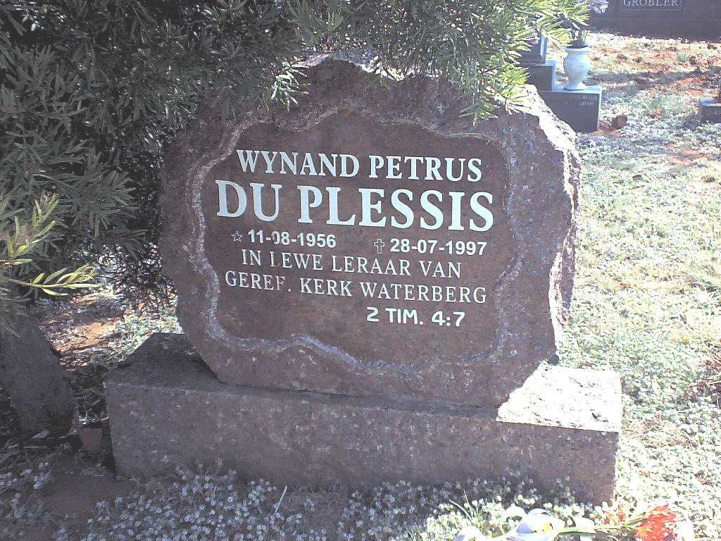 PLESSIS Wynand Petrus, du 1956-1997