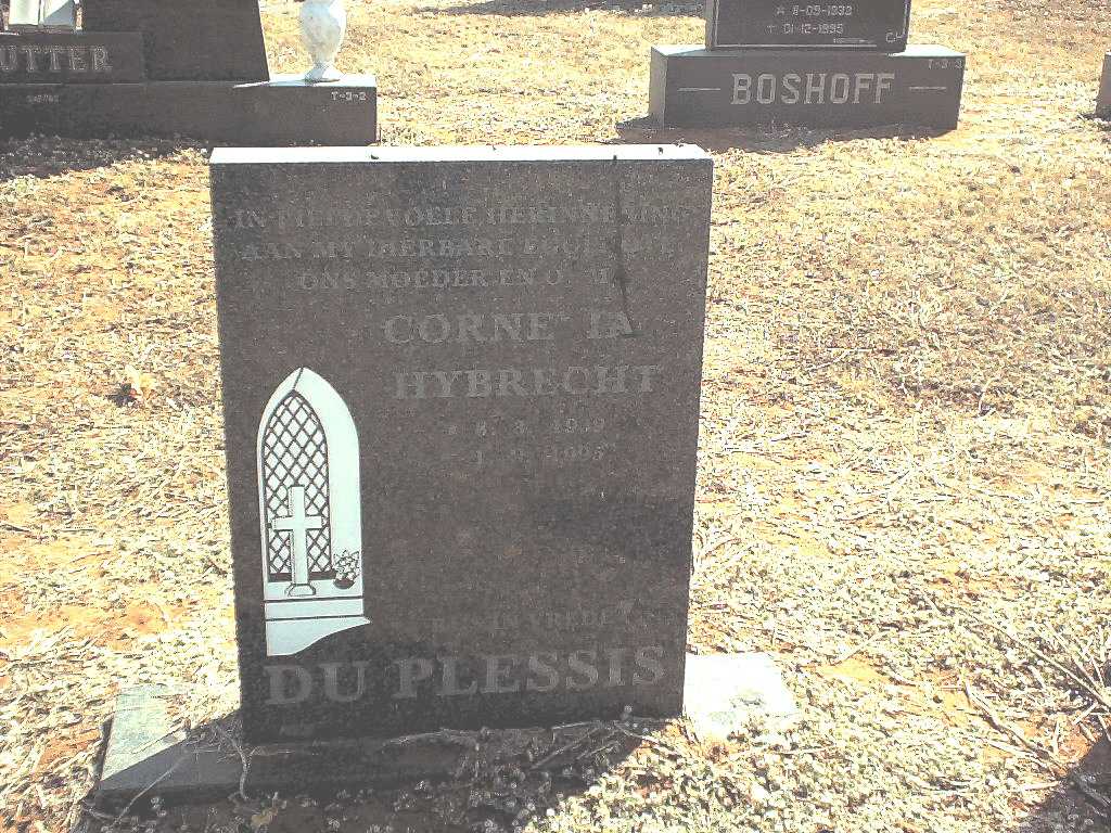 PLESSIS Cornelia Hybrecht, du 1939-1995