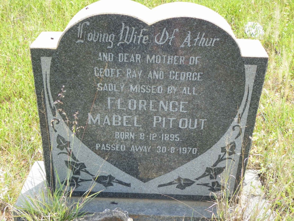PITOUT Florence Mabel 1895-1970