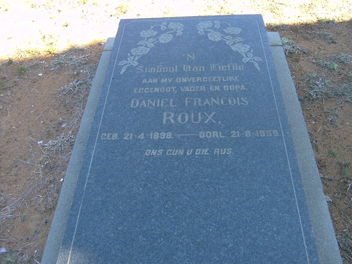 ROUX Daniel Francois 1898-1959