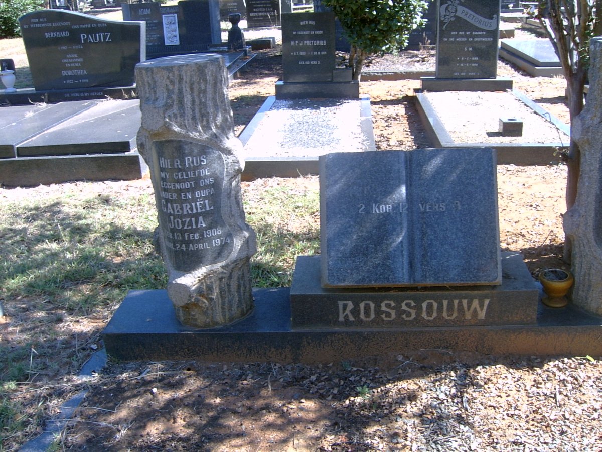 ROSSOUW Gabriel Jozia 1908-1974