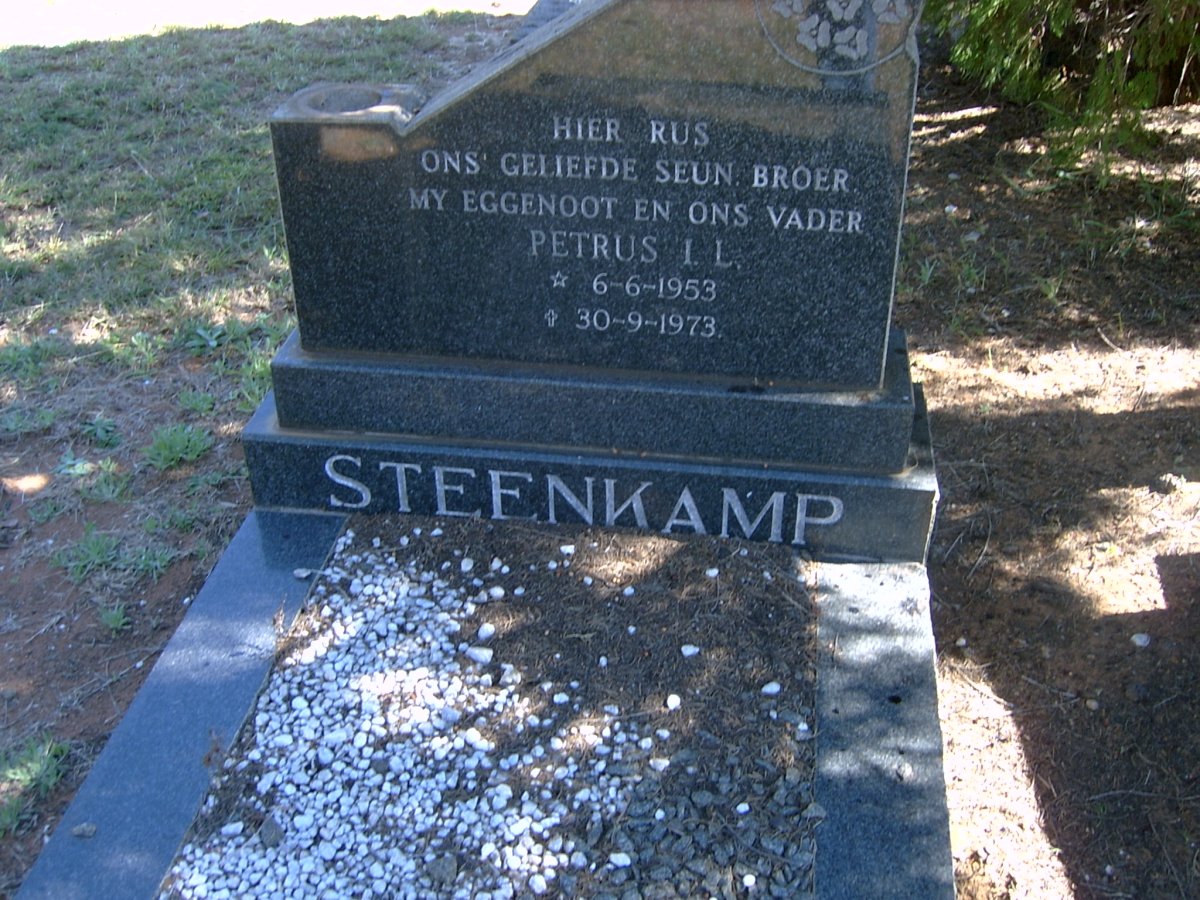 STEENKAMP Petrus I.L. 1953-1973