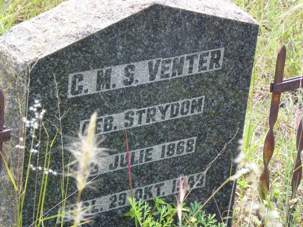 VENTER C.M.S. nee STRYDOM 1868-1949
