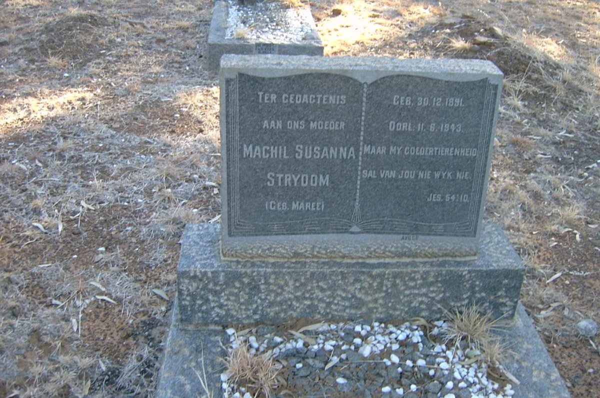 STRYDOM Machil Susanna nee MAREE 1891-1943