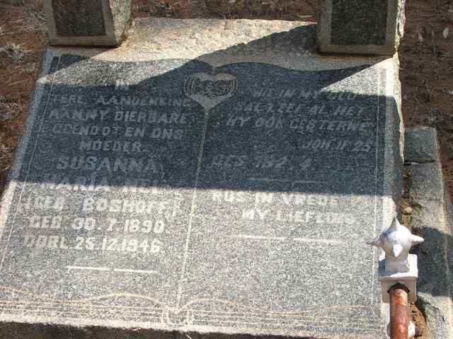 NEL Susanna Maria nee Boshoff 1890-1946