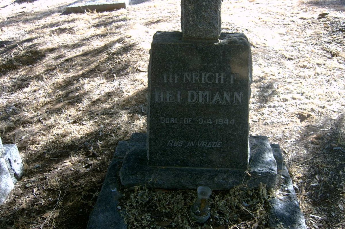 HEIDMANN Henrich F. -1944