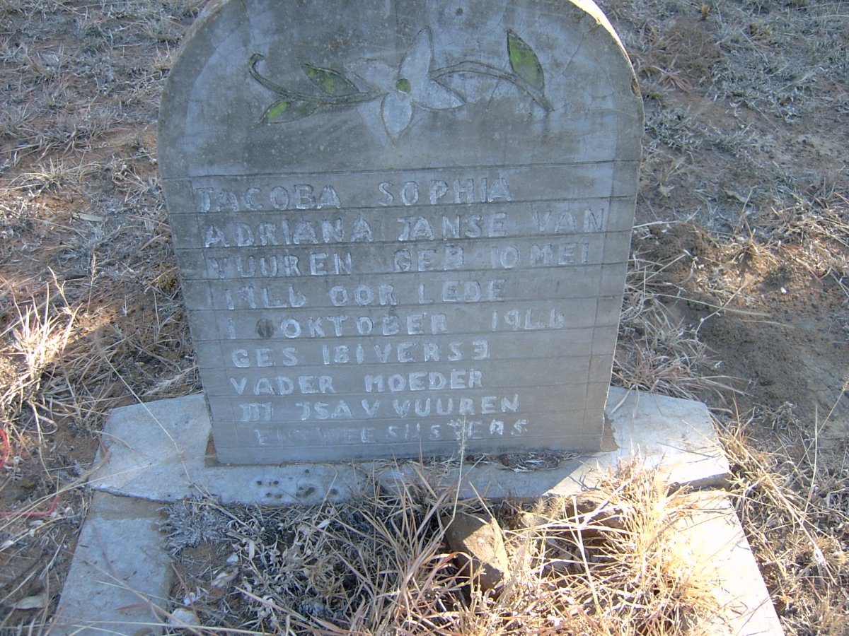 VUUREN Jacoba Sophia Adriana, Janse van 1946-1946